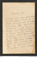 Nachlass Franz Steindachner, Brief von Karl von Sandberger an Franz Steindachner (06.03.1876), Inv.Nr. 433.02, Seite 1